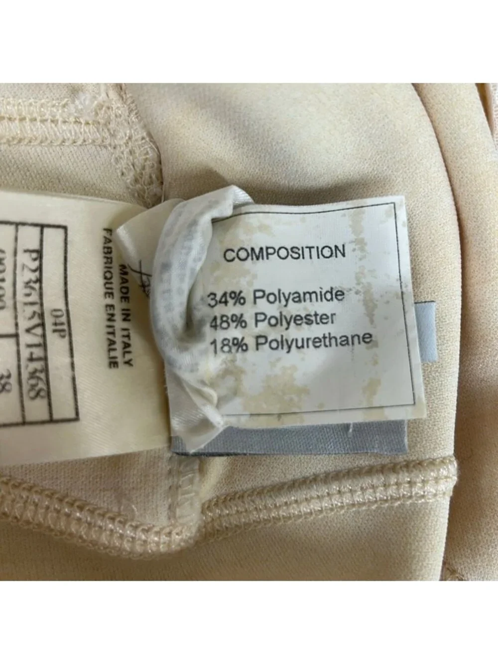 Chanel Jacket 38 M Ivory Black Zip Up Sports Line